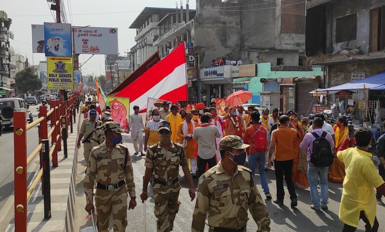 Haridwar Kumbh Mela 2021: धूमधाम से निकली शंकराचार्य स्वामी स्वरूपानंद सरस्वती जी महाराज की पेशवाई Kumbhatv.com